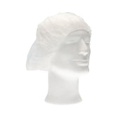 Haarnet CMT bouffant non-woven M 50cm PP wit - afbeelding 3