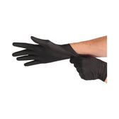 Handschoen CMT L soft nitril zwart - afbeelding 4