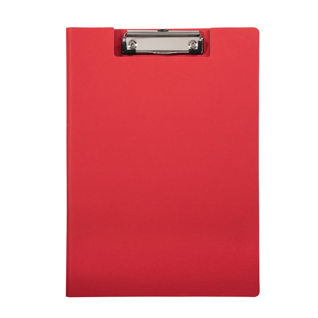 Klembordmap MAULbalance A4 karton rug 8mm rood