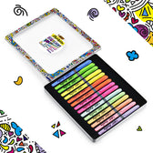 Markeerstift Bic Highlight your life in blik ass - afbeelding 3