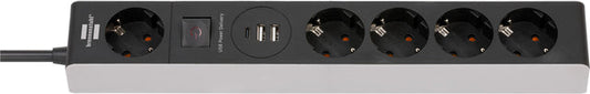 Stekkerdoos Brennenstuhl 5vdig USB C Power 1.5m gs