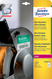 Etiket Avery L7912-10 63.5x33.9 polyester wt 240st