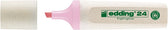 Markeerstift edding 24 Eco 2-5mm pastel roze