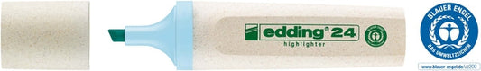Markeerstift edding 24 Eco 2-5mm pastel blauw