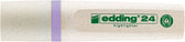 Markeerstift edding 24 Eco 2-5mm pastel violet - afbeelding 4
