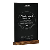 Krijtbord Europel tafelmodel A4 staand natural - afbeelding 4
