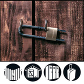 Hangslot MasterLock verstelbaar messing 50mm - afbeelding 4