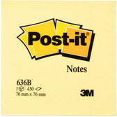 Memoblok 3M Post-it 636 76x76mm kubus geel - afbeelding 4
