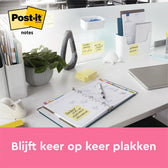 Memoblok 3M Post-it 655 76x127mm geel 16+4 gratis - afbeelding 6