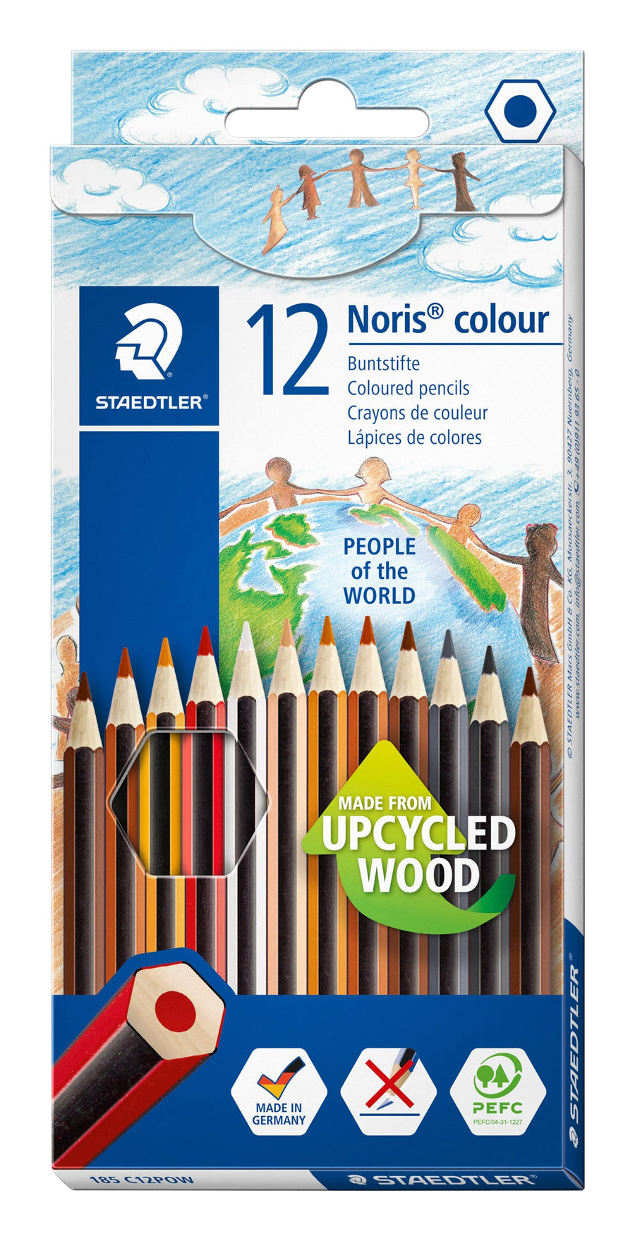 Kleurpotloden Staedtler Noris colour people 12 st