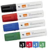 Whiteboardmarker Nobo Glide schuin ass 10mm - afbeelding 2