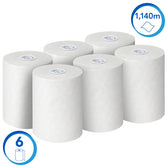 Handdoekrol Scott Slimroll 1laags 190m wit 6695 - afbeelding 5