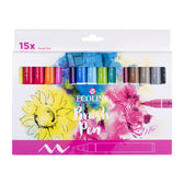 Brushpen Talens Ecoline set 15 stuks assorti - afbeelding 4