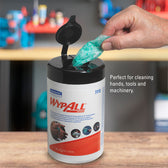 Reinigingsdoek WypAll bus 1laags 6x50 vel groen - afbeelding 7