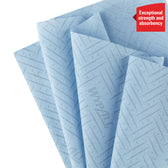Poetspapier WypAll L10 1laags 630 vel blauw - afbeelding 7