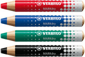 Whiteboardpotlood STABILO MARKdry 648/4 4st ass - afbeelding 5