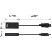 Adapter ACT DisplayPort naar HDMI 4K 0.15 meter - afbeelding 7