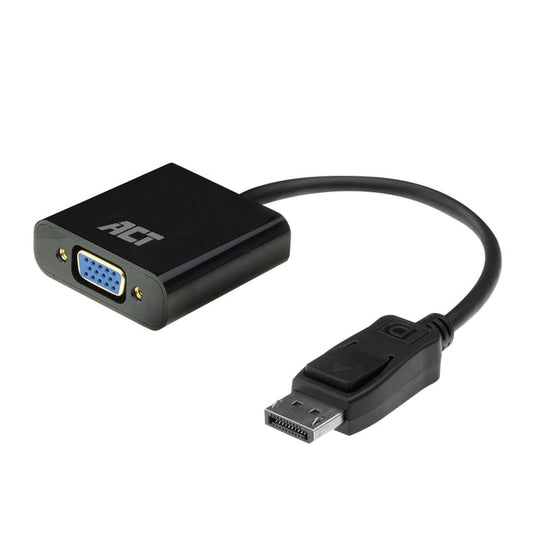 Adapter ACT DisplayPort naar VGA 0.15 meter