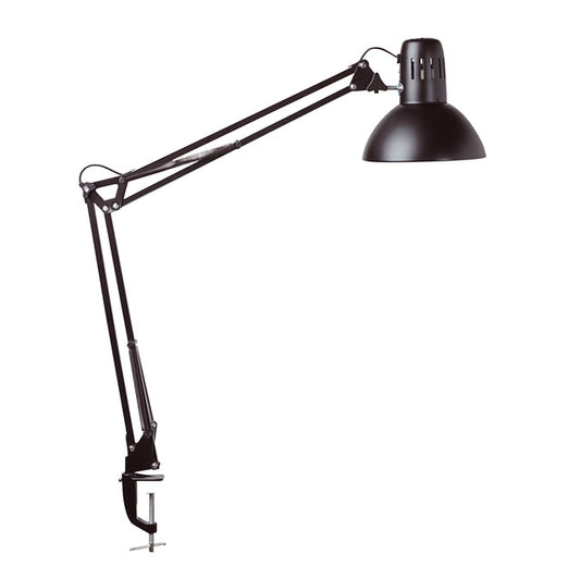 Bureaulamp MAUL Study tafelklem excl.lamp E27 zw