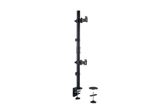 Dubbele verticale bevestiging monitorarm