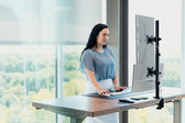 Dubbele verticale bevestiging monitorarm - afbeelding 3