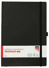 Notitieboek Quantore A4 flex lijn 192blz 80gr zw