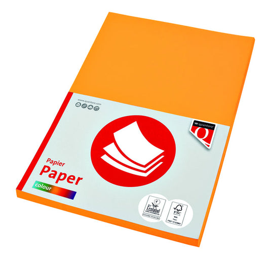 Kopieerpapier Quantore Col-50 A4 160gr diepgeel