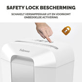 Papiervernietiger Fellowes LX70 4x40mm wit - afbeelding 6