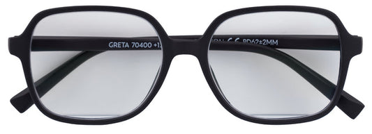 Leesbril I Need You +2.00dpt Greta zwart