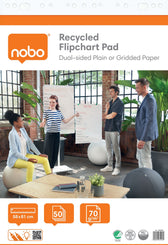 Flipoverpapier Nobo gerecycled 58x81cm rol
