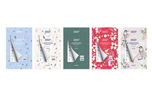 Weekkalender 2026 Brepols 190x130 7d/1p