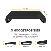 Voetensteun Fellowes Breyta zwart - afbeelding 5