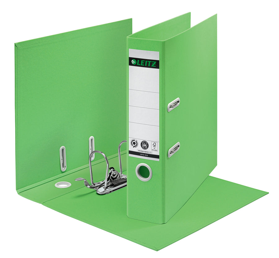Ordner Leitz 180° Recycle 80 mm groen
