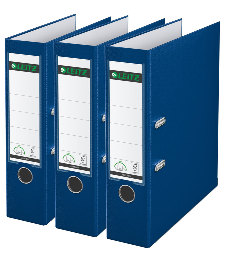 Ordner Leitz 180° 1010 3 stuks blauw