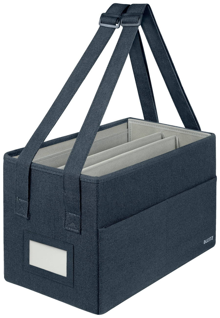 Opbergtas Leitz gestoffeerd 200x210x355mm gr