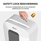Papiervernietiger Fellowes LX50 4x37mm wit - afbeelding 7