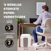 Papiervernietiger Fellowes LX50 4x37mm wit - afbeelding 9