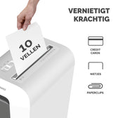 Papiervernietiger Fellowes LX65 4x40mm wit - afbeelding 5