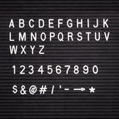 Letterbord Zwart 60 x 80 cm met Zwarte Lijst - afbeelding 7