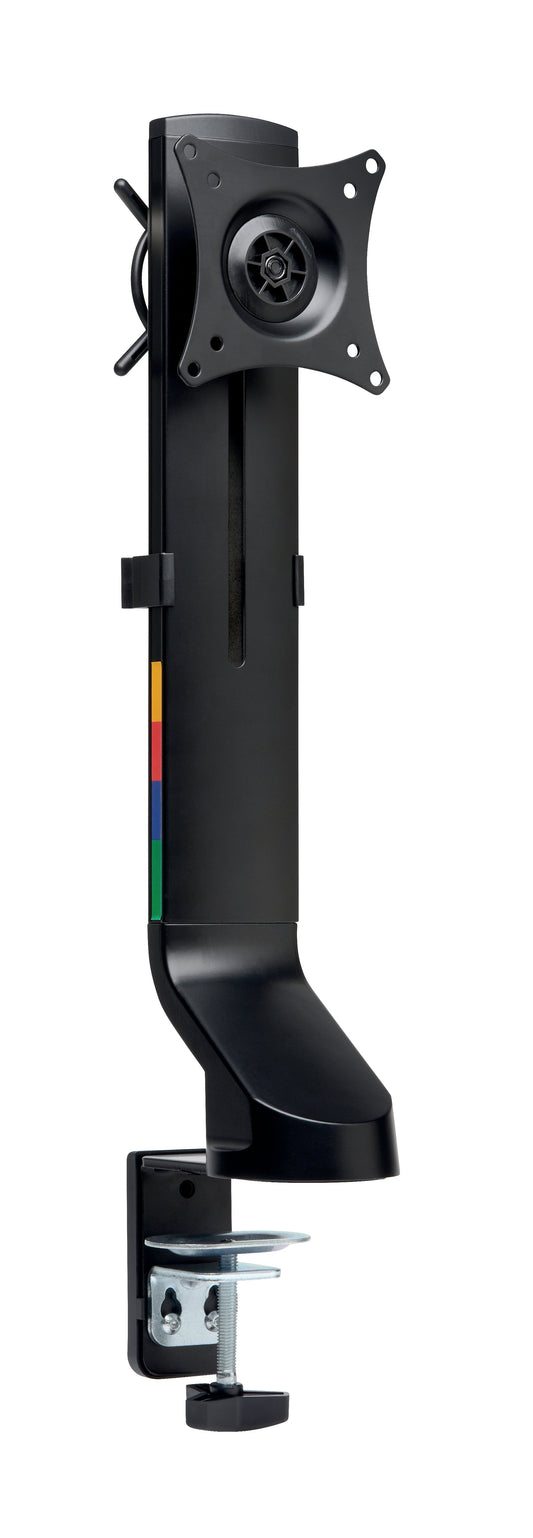 SmartFit space-saving enkele monitorarm - zwart