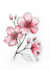 Tekenset Sakura Creative Kit Cherry Blossom - afbeelding 4