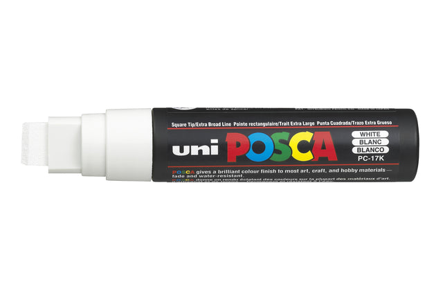 Paintmarker Uni POSCA PC17K EB rechthoek wit