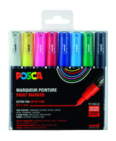 Paintmarker Uni POSCA PC1MC EF 8st assorti