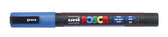 Paintmarker Uni POSCA PC3M F glitter donkerblauw