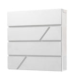 Brievenbus BRASQ PB200 Deluxe wand wit