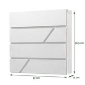 Brievenbus BRASQ PB200 Deluxe wand wit - afbeelding 2