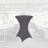 Tafelrok BRASQ voor statafel 80cm antraciet - afbeelding 5
