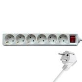 Stekkerdoos BRASQ  6 voudig 3 meter wit - afbeelding 5