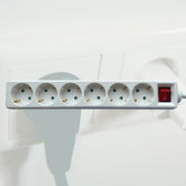Stekkerdoos BRASQ  6 voudig 3 meter wit - afbeelding 7