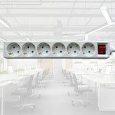 Stekkerdoos BRASQ  6 voudig 3 meter wit - afbeelding 9